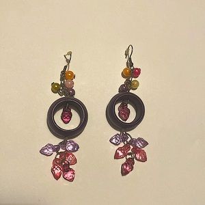 Colors are purple,pink and lime green